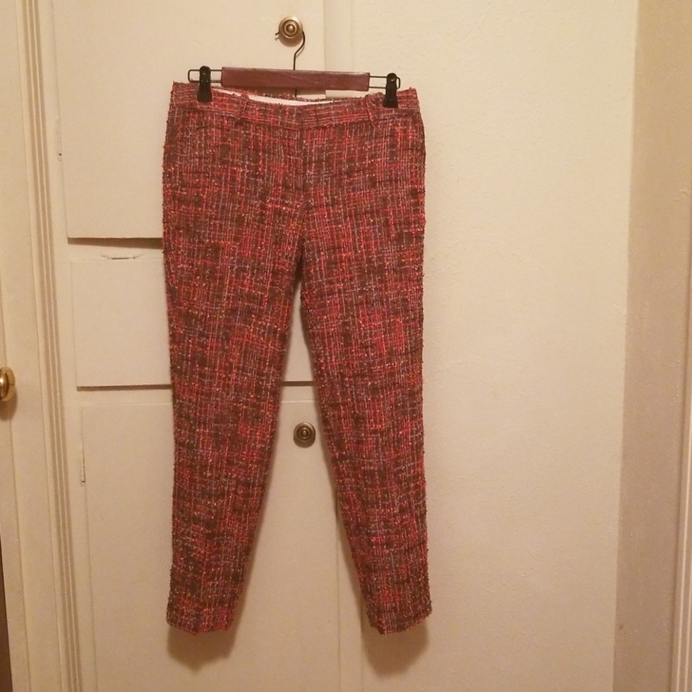 NWOT JCrew tweed Cafe Capri